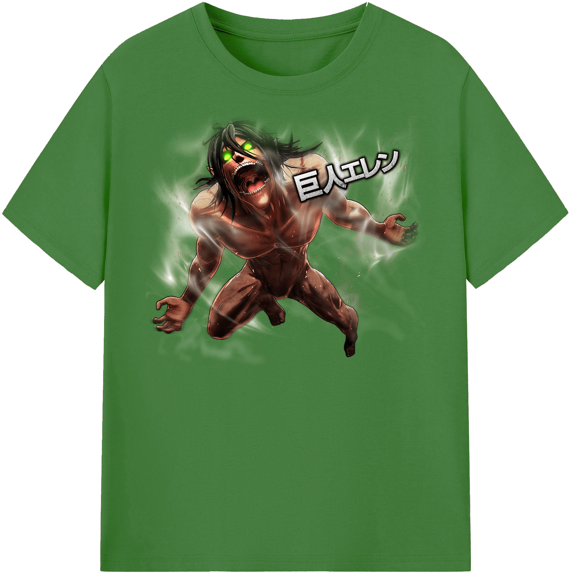 （画像用） 進撃の巨人 Attack on Titan レディースカジュアルプリントTシャツ（綿100％）